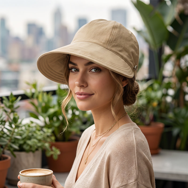 ☀️ 50 % RABATT JUST NU! 👒 Solhatt med öppning för hästsvans – lätt, luftig och med UPF 50+ samt justerbar passform. Perfekt för löpning, stranden och alla utomhusaktiviteter.