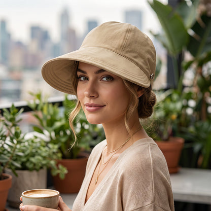 ☀️ 50 % RABATT JUST NU! 👒 Solhatt med öppning för hästsvans – lätt, luftig och med UPF 50+ samt justerbar passform. Perfekt för löpning, stranden och alla utomhusaktiviteter.