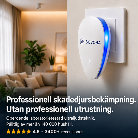 SOVORA™ | Bli av med vägglöss, loppor, gnagare och skadedjur inom 7 dagar