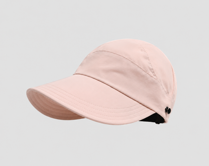 ☀️ 50 % RABATT JUST NU! 👒 Solhatt med öppning för hästsvans – lätt, luftig och med UPF 50+ samt justerbar passform. Perfekt för löpning, stranden och alla utomhusaktiviteter.