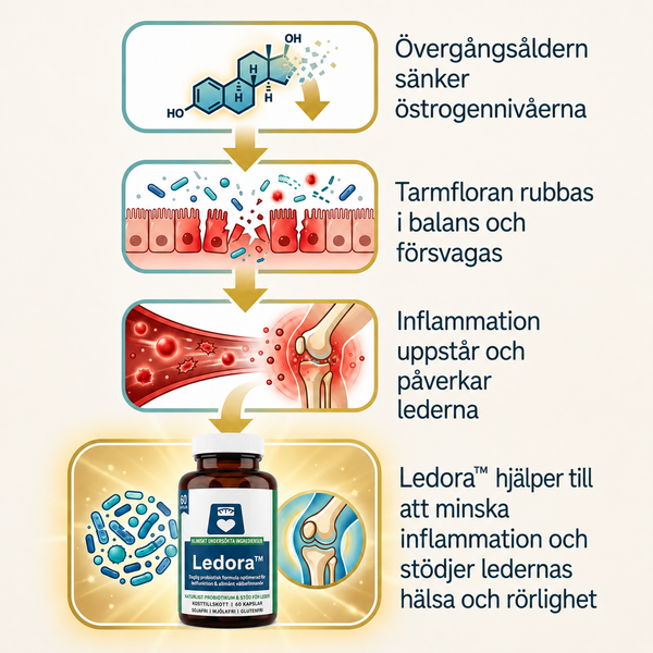 test Ledora™ -kapslar  Minskar ledsmärta med 96 % på 3 dagar