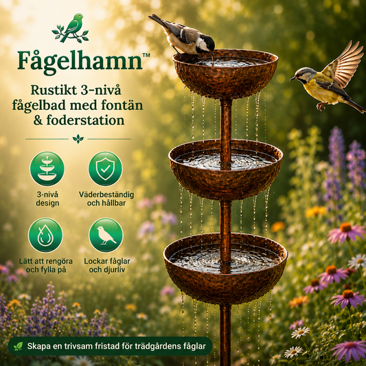 Fågelhamn™  – Skapa en oas för trädgårdens fåglar