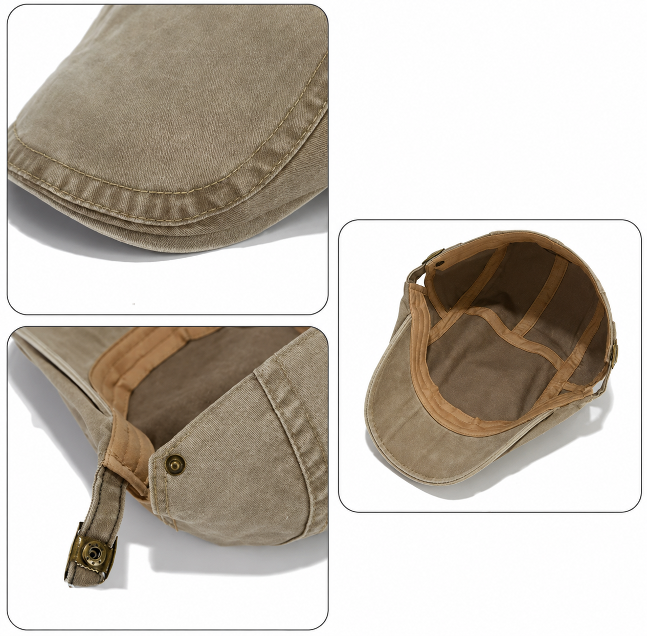 GentCap™ | Elegant Flat Cap för Alla Tillfällen