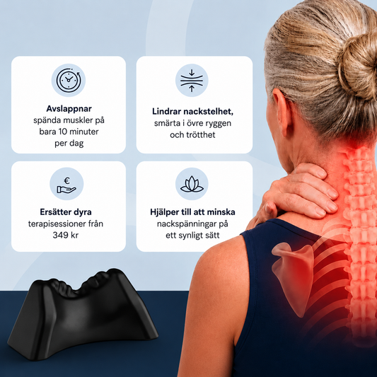 NackFlex™ – Stöd för nacke och hållning | Minska en synlig nackbula och lindra smärta inom 7 dagar