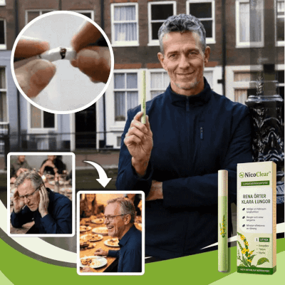 NicoClear™ | Sluta med nikotin och rengör lungorna på 48 timmar