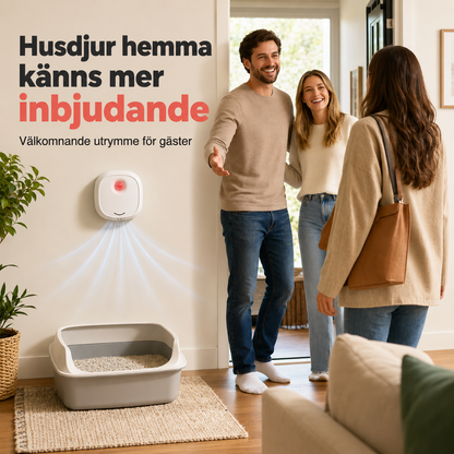 🏡 Tyst luktborttagare för hem med husdjur – Fräsch luft varje dag 🐾