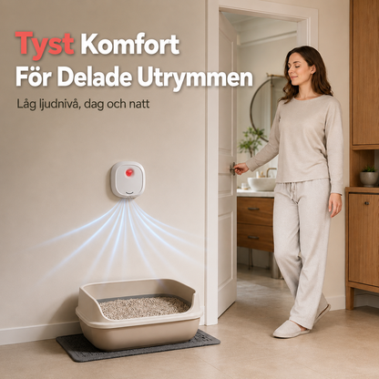🏡 Tyst luktborttagare för hem med husdjur – Fräsch luft varje dag 🐾
