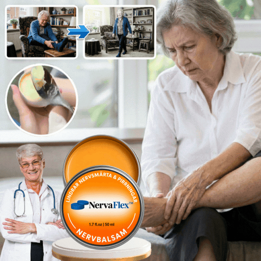 NervaFlex™ Nervbalsam | Snabb lindring vid nervsmärta – märk skillnad inom 3 dagar!